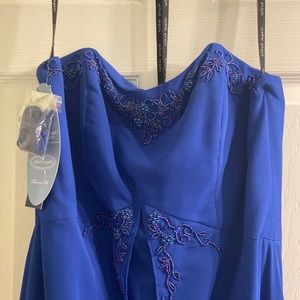 Alfred Angelo cobalt blue dress size 16